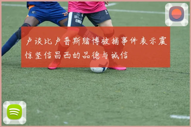 卢谈比卢普斯赌博被捕事件表示震惊坚信昌西的品德与诚信